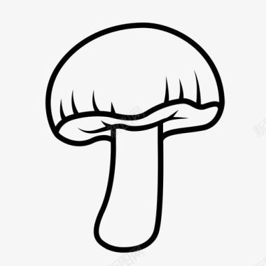 牛肝菌牛肝菌属蘑菇图标图标