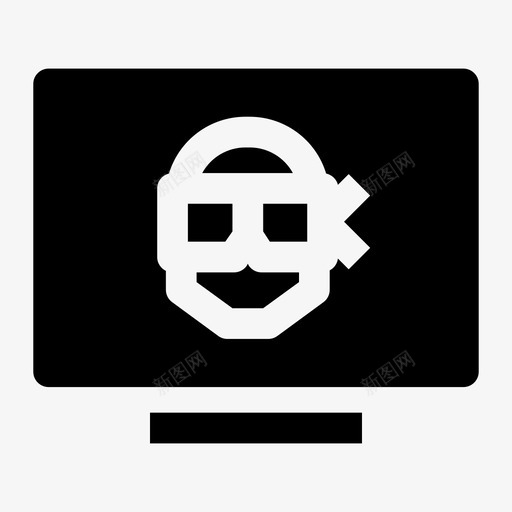 计算机犯罪黑客图标svg_新图网 https://ixintu.com 在线 犯罪 网络 计算机 黑客