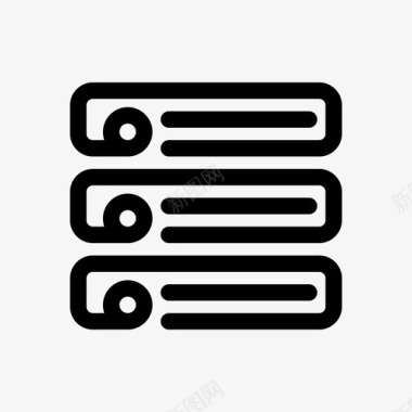 服务器托管共享托管图标图标