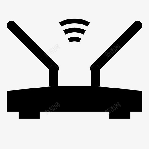 无线接入点互联网网络图标svg_新图网 https://ixintu.com wifi 互联网 小工具 无线接入点 网络 路由器