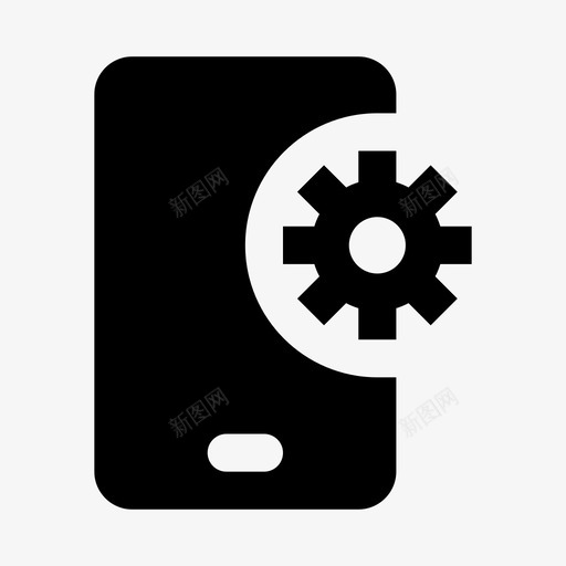 移动配置设备首选项图标svg_新图网 https://ixintu.com solid webmobiledev2 移动配置 设备 设置 首选项