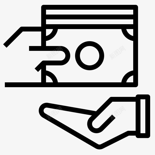 贷给手图标svg_新图网 https://ixintu.com 取 手 给 贷 钱 钱管理