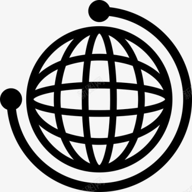 全球连接技术发展图标图标