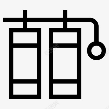 水箱氧气水图标图标