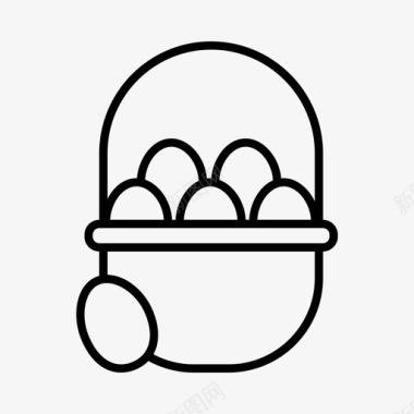 鸡蛋鸡肉奶制品图标图标