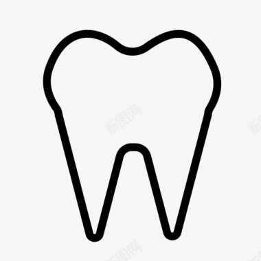 牙科诊所牙齿图标图标