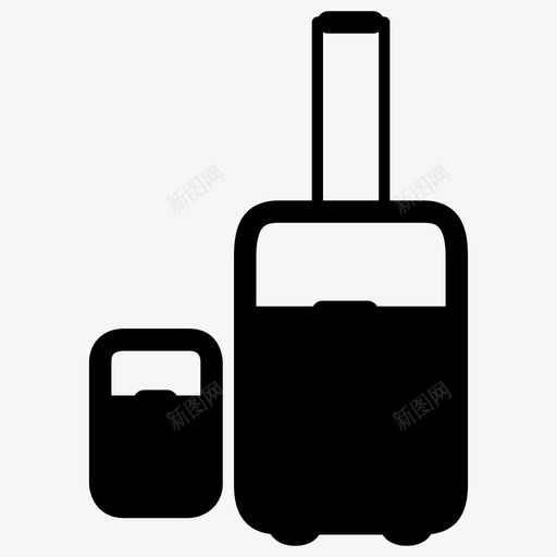 行李包假日图标svg_新图网 https://ixintu.com 休息室 假日 假期 包 旅行包 行李
