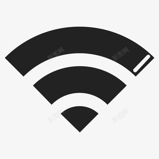 wifi信号强度图标svg_新图网 https://ixintu.com wifi 信号 强度 符号