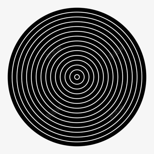 非运动圆形同心图标svg_新图网 https://ixintu.com 停止 同心 圆形 物理 科学 非运动