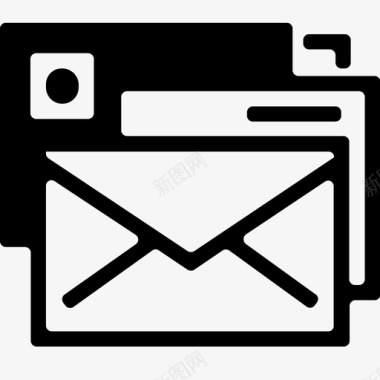 电子邮件创建邮件信封图标图标
