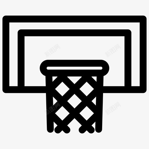 篮球圈运动大纲图标svg_新图网 https://ixintu.com 篮球圈 运动大纲