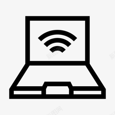 笔记本电脑wifi设备硬件图标图标