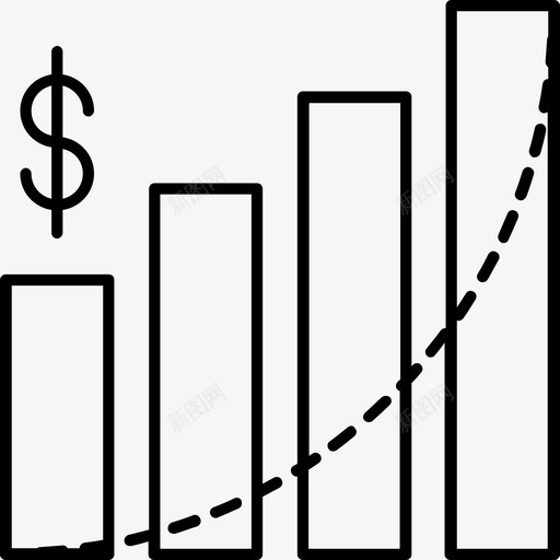 经济学金融学gdp图标svg_新图网 https://ixintu.com gdp 增长 学校 经济学 货币 金融学