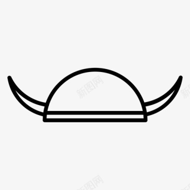 北欧海盗头盔海盗头盔中世纪图标图标