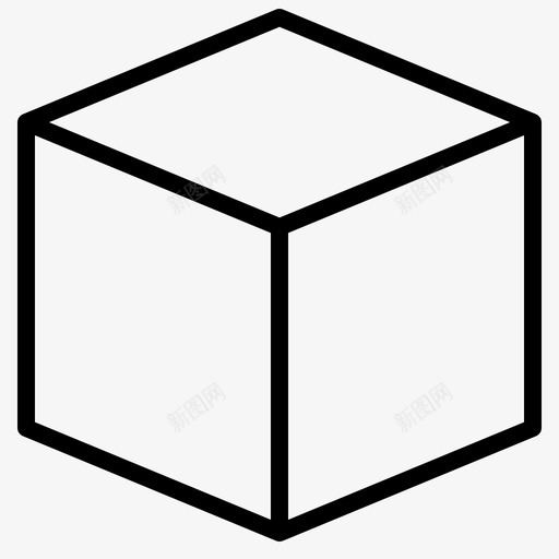 立方体元素长方体尺寸图标svg_新图网 https://ixintu.com 几何体 包装 尺寸 立方体元素 网页开发 长方体