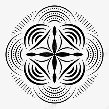 花植物学花瓣图标图标