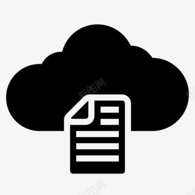 文件服务器云备份云存储图标图标