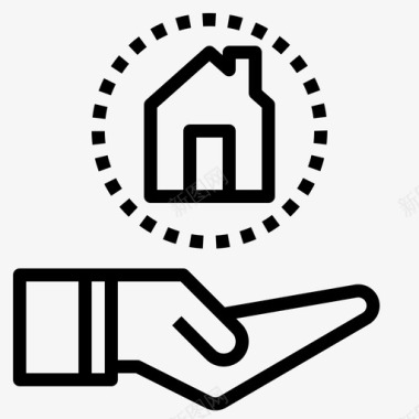 房地产住宅房产图标图标