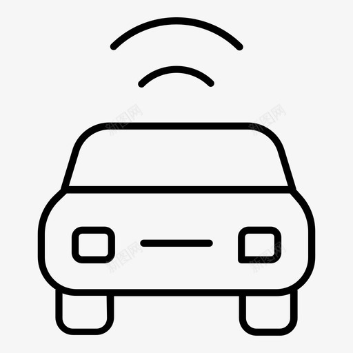 汽车gps跟踪器信号图标svg_新图网 https://ixintu.com gps跟踪器 wifi 信号 汽车