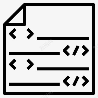 html文档文件图标图标