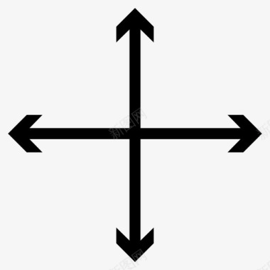 四个方向的箭头移动图标图标