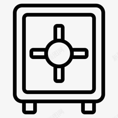 钢制保险箱保险箱图标图标