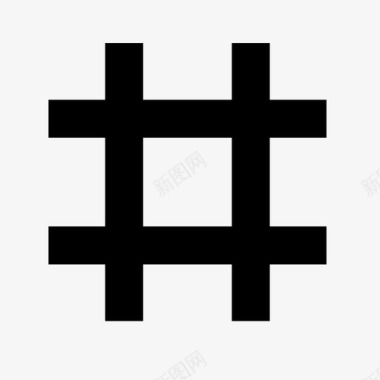 hashtag哈希标记图标图标