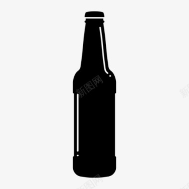 啤酒瓶苏打水图标图标