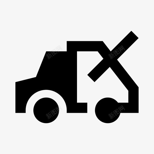 垃圾车垃圾车辆图标svg_新图网 https://ixintu.com 固体 垃圾 垃圾车 车辆 运输