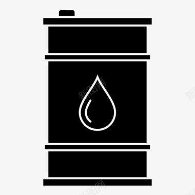 油桶燃料工业图标图标