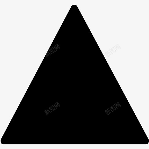 三角形几何图形图标svg_新图网 https://ixintu.com 三角形 几何图形