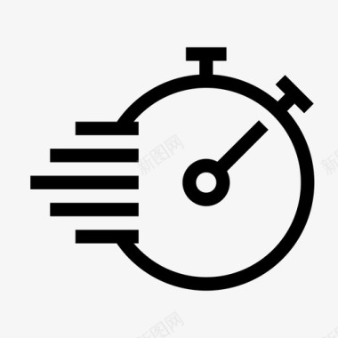 秒表时钟日期图标图标