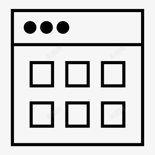 网站电子商务页面图标svg_新图网 https://ixintu.com 电子商务 网站 页面