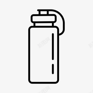 饮料瓶空瓶健身图标图标