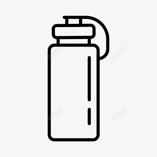 饮料瓶空瓶健身图标svg_新图网 https://ixintu.com 健身 瓶子 空瓶 补水 饮料瓶