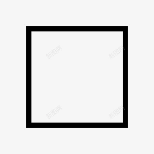 方形长方形四角形图标svg_新图网 https://ixintu.com 四角形 基本形状 方形 长方形