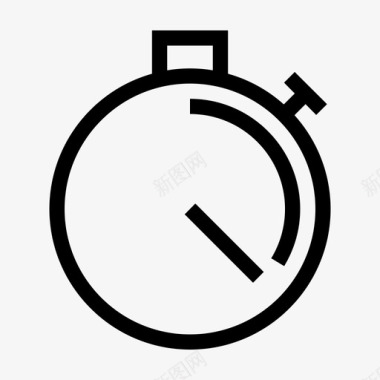 秒表时钟日期图标图标