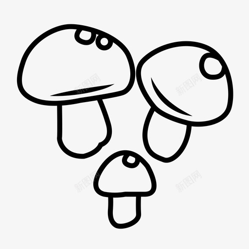 蘑菇洋葱真菌图标svg_新图网 https://ixintu.com 植物 波奇尼蘑菇 洋葱 真菌 蘑菇