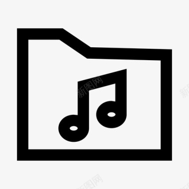 音乐文件夹mp3歌曲图标图标