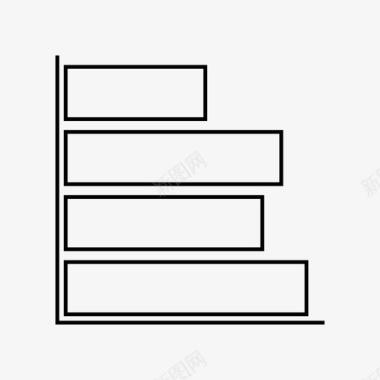 统计条形图工作统计图标图标