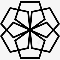 几何花形几何花形图标高清图片