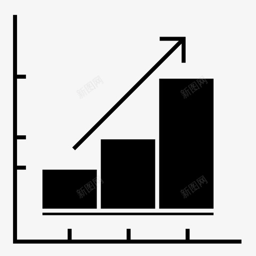 业务增长图表财务图标svg_新图网 https://ixintu.com 业务增长 图表 财务