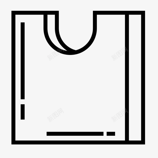 塑料袋杂货店购物袋图标svg_新图网 https://ixintu.com 塑料袋 杂货店 杂项提纲 购物袋