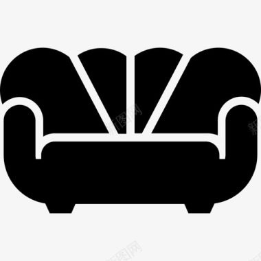 切斯特菲尔德沙发沙发家庭家具图标图标