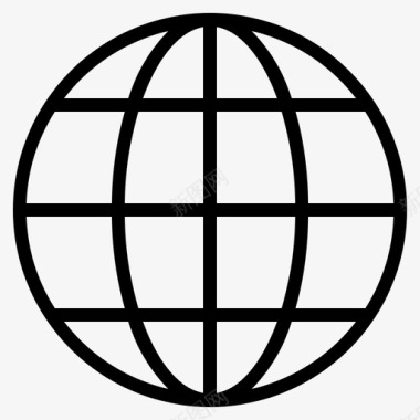 球圆世界图标图标