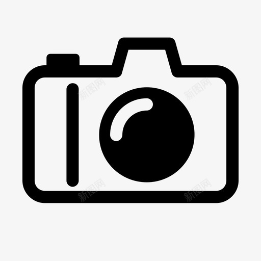 照相机背包客摄影图标svg_新图网 https://ixintu.com 度假 摄影 旅游 照相机 背包客