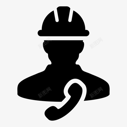 建筑工人企业员工图标svg_新图网 https://ixintu.com 个人 企业 员工 建筑工人 建筑工人图标业务向量样式21 支持 电话