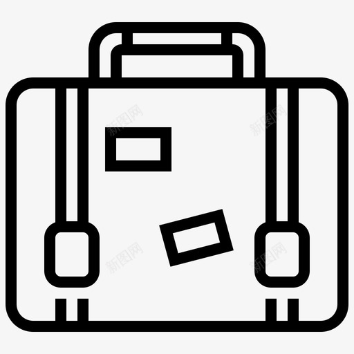 包行李旅游图标svg_新图网 https://ixintu.com 包 度假 旅游 旅游和旅游 行李