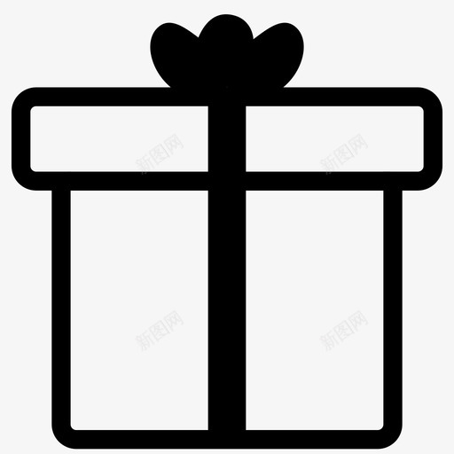 礼物礼品盒赠品图标svg_新图网 https://ixintu.com 包裹 礼品盒 礼物 赠品