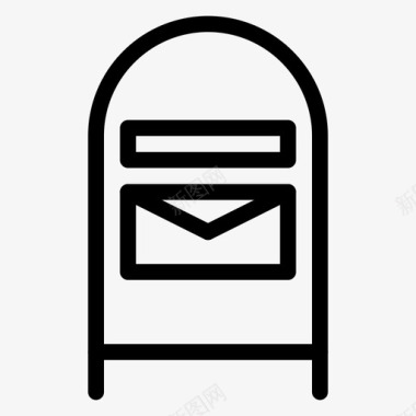 信件信箱办公室图标图标